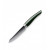Nesmuk Janus Office Knife 9 cm - Niobium Steel with DLC Coating - Handle Micarta Green