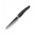 Nesmuk Janus Office Knife 9 cm - Niobium Steel with DLC Coating - Handle Made of Bog Oak Wood