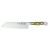 Güde Alpha Olive Santoku Knife 18 cm with Granton Edge - CVM Knife Steel - Olive Wood Handle Scales