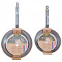 de Buyer Mineral B Frying Pan Set, 2-piece, 28 cm / 24 cm - Iron with Beeswax Coating - Riveted Steel Handles