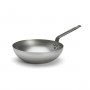 de Buyer Mineral B New Wok 28 cm - Iron with Band Steel Handle