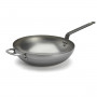 de Buyer Mineral B New Wok 32 cm - Iron with Band Steel Handle