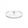 de Buyer glass lid 24 cm with stainless steel knob