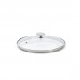 de Buyer Alchimy glass lid 24 cm - stainless steel knob