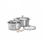 de Buyer Alchimy-Loqy Cookware Set 3-Piece - Stainless Steel Multi-Layer Material