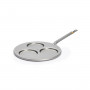 de Buyer Mineral B 3-Piece Blini Pan 27 cm - Iron with Beeswax Coating - Riveted Steel Handle