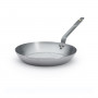 de Buyer Mineral B Grill Pan 32 cm - Iron with Beeswax Coating - Steel Strip Handle