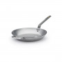 de Buyer Mineral B Frying Pan 32 cm - Iron with Beeswax Coating - Riveted Steel Handle