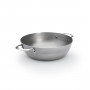 de Buyer Mineral B deep country pan 24 cm - iron with beeswax coating - handle grips