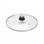 de Buyer glass lid 32 cm with plastic knob
