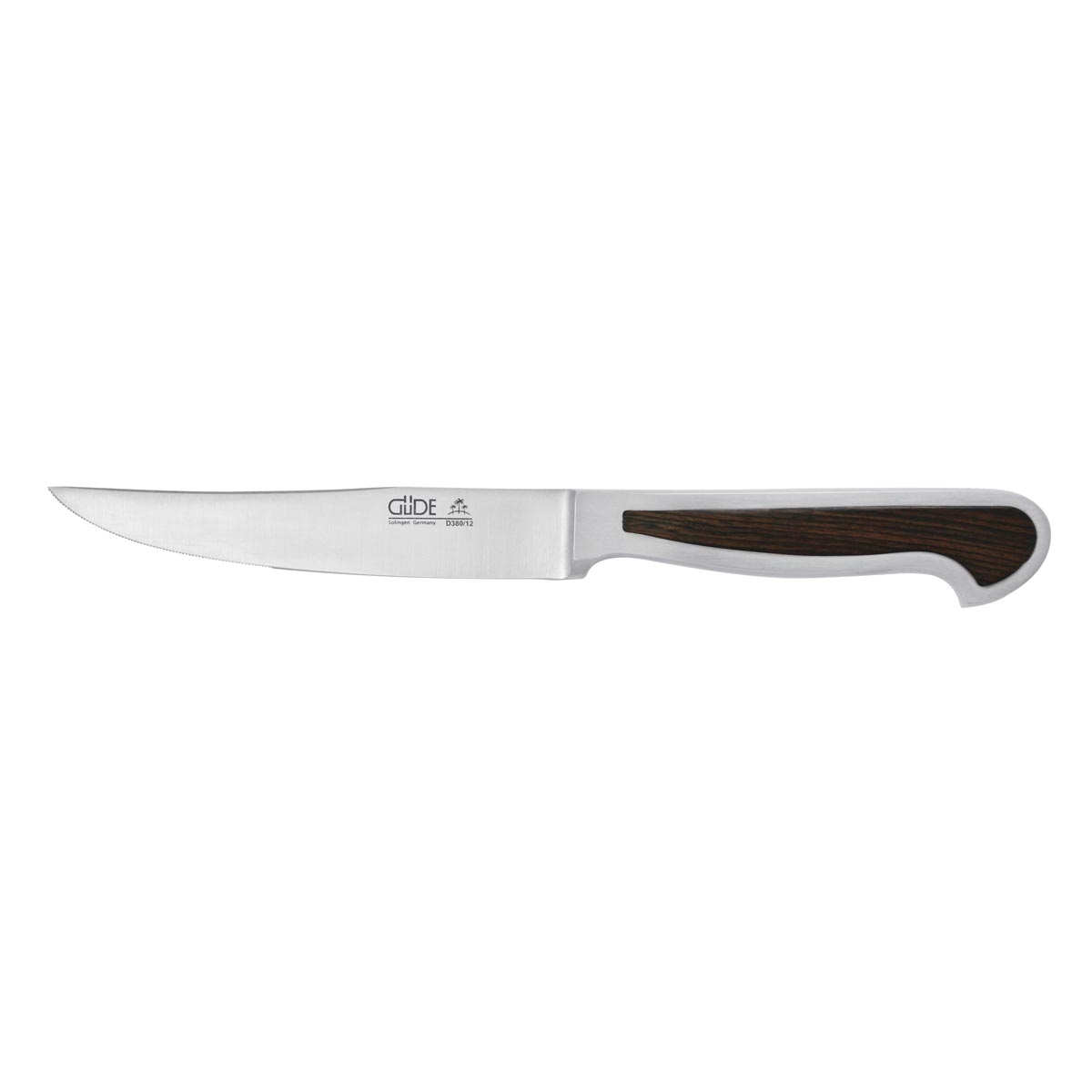 Güde Delta Steakmesser 12 cm - CVM-Messerstahl mit Griffschalen aus Grenadillholz