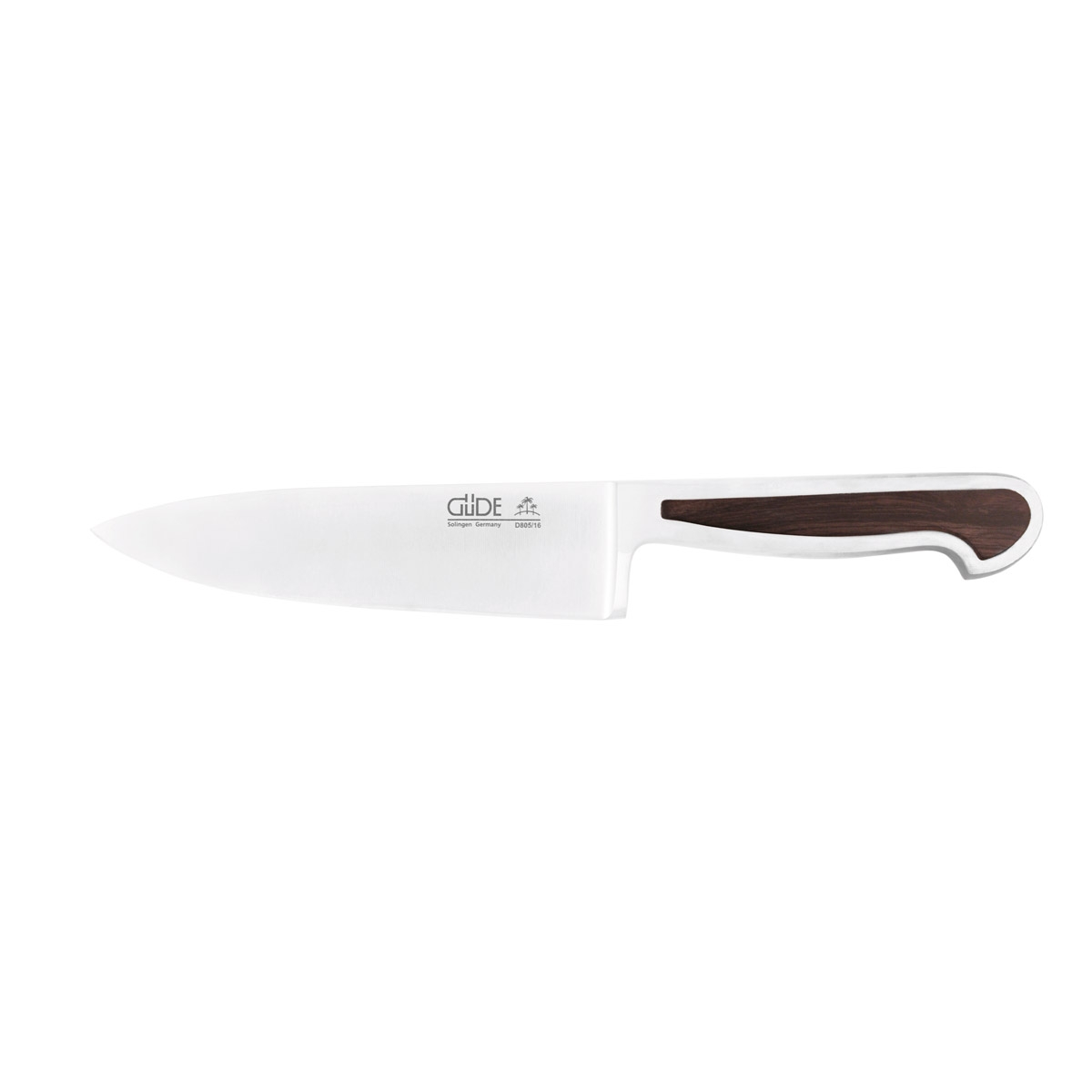 Güde Delta Kochmesser 16  cm / CVM-Messerstahl mit Griffschalen aus Grenadillholz
