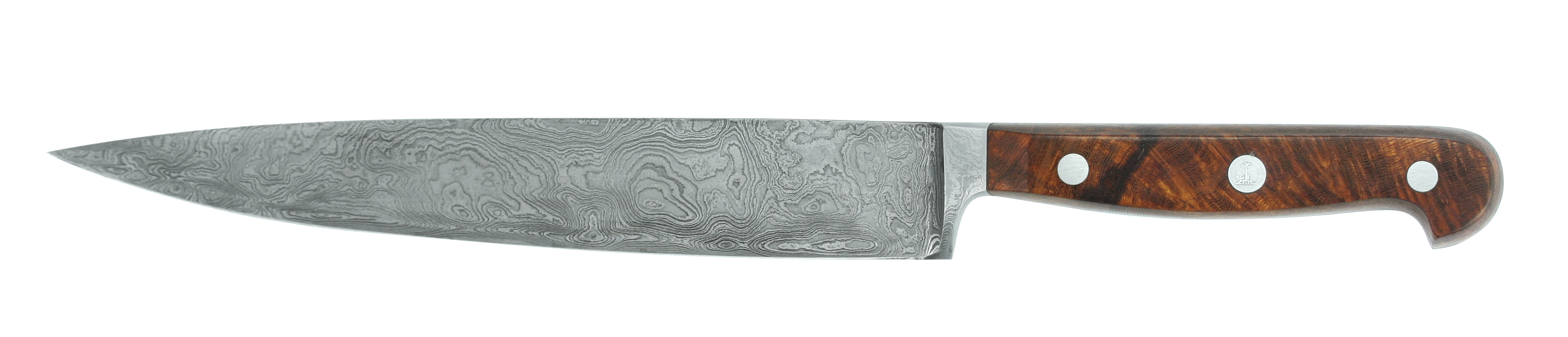 Güde Damaststahl Schinkenmesser 21 cm - Griffschalen Wüsteneisenholz