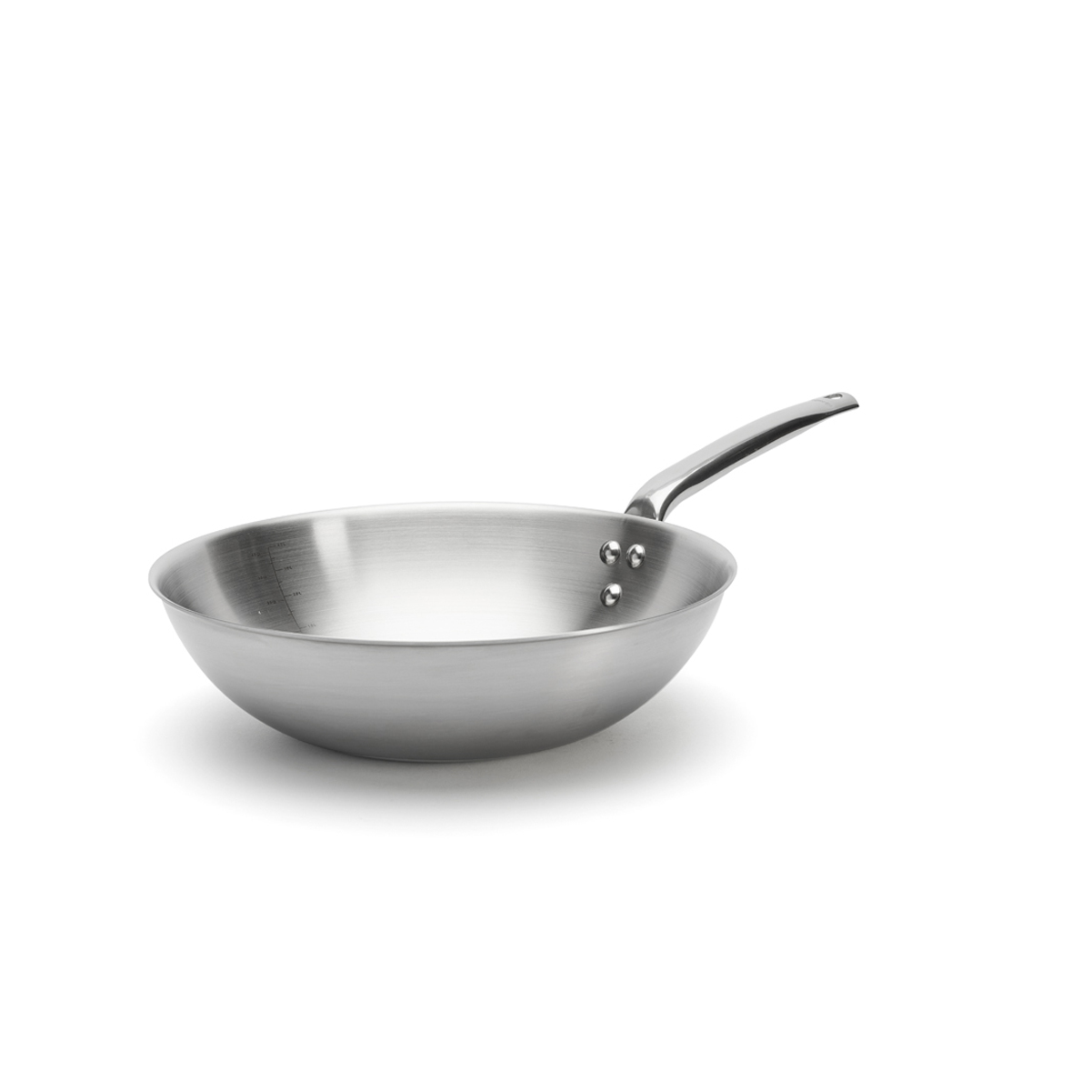 de Buyer Alchimy Wok 28 cm - Edelstahl-Mehrschichtmaterial