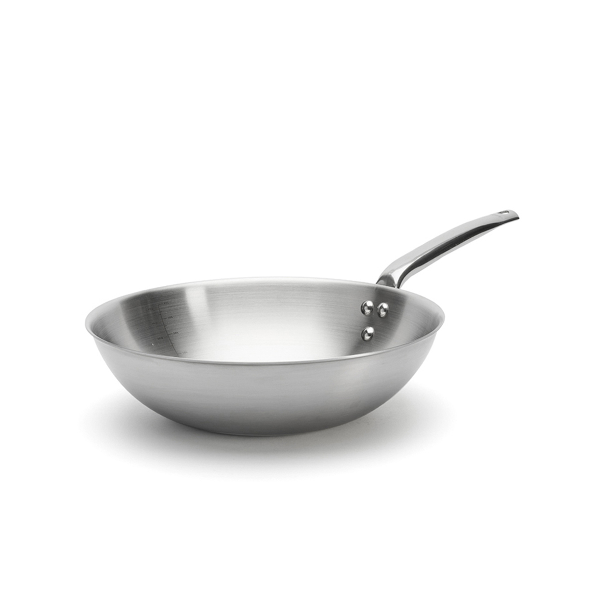 de Buyer Alchimy Wok 32 cm - Edelstahl-Mehrschichtmaterial