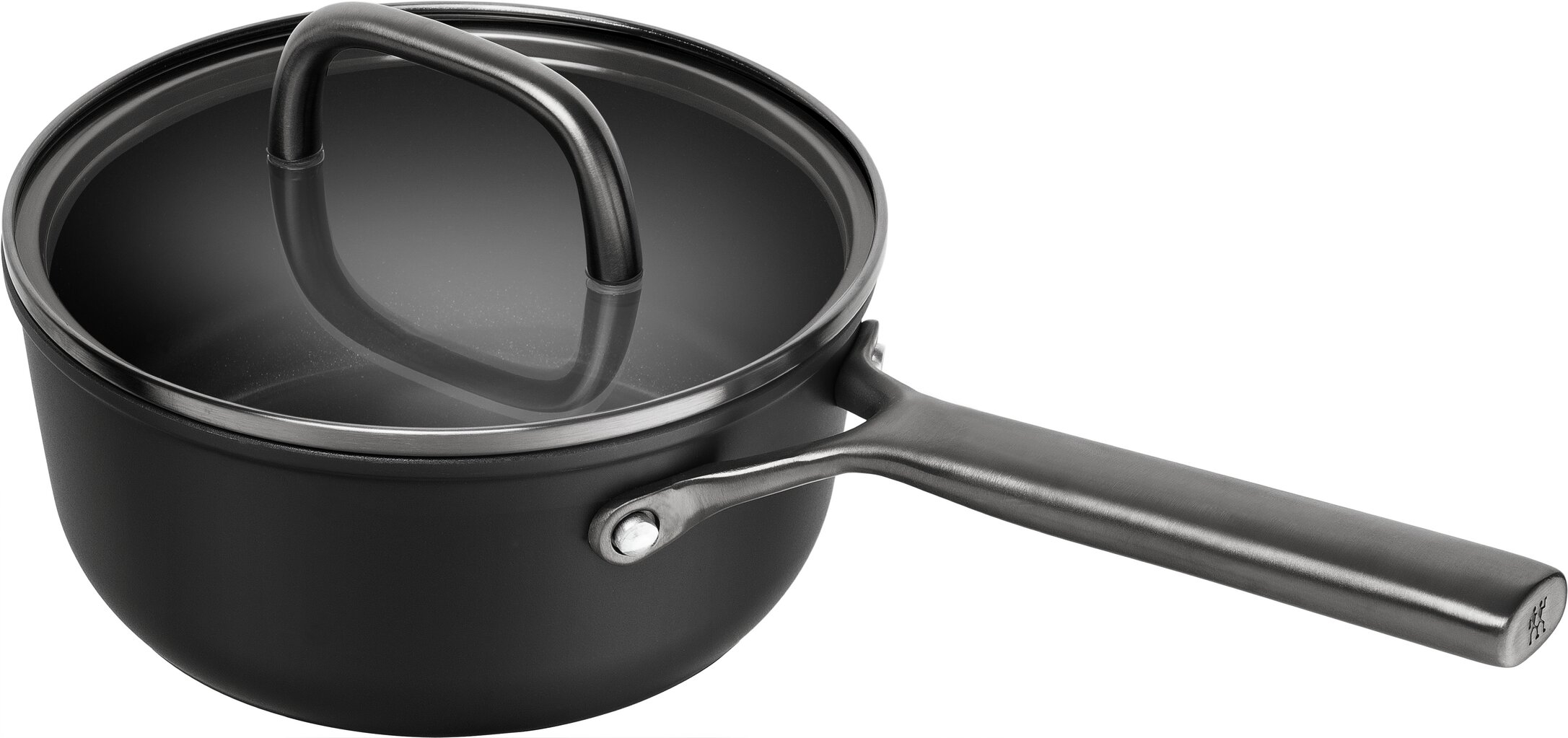 ZWILLING Milano Stieltopf mit Glasdeckel 18 cm, schwarz 4009839706073 ZWILLING