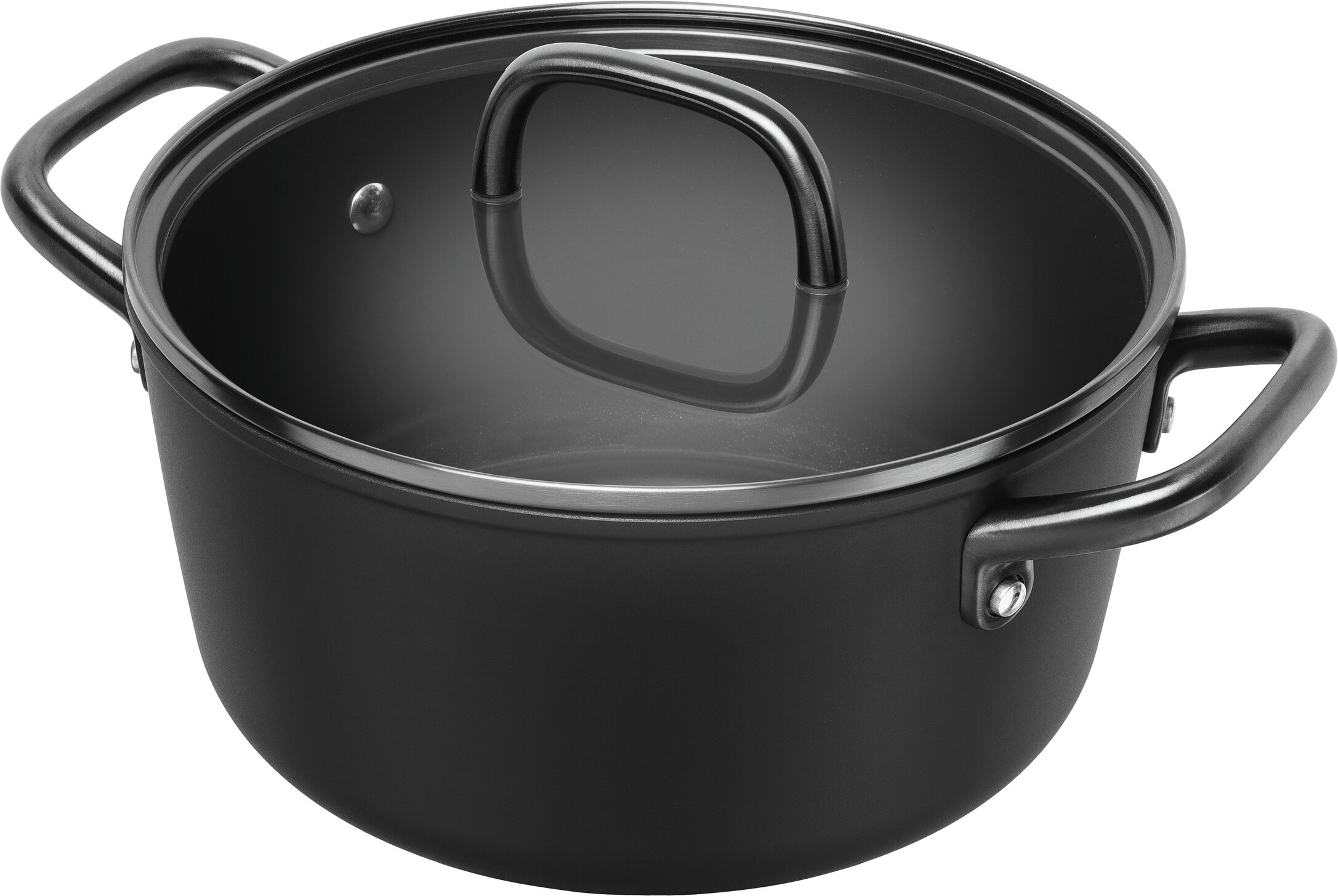 ZWILLING Milano Kochtopf mit Glasdeckel 24 cm, schwarz 4009839706097 ZWILLING
