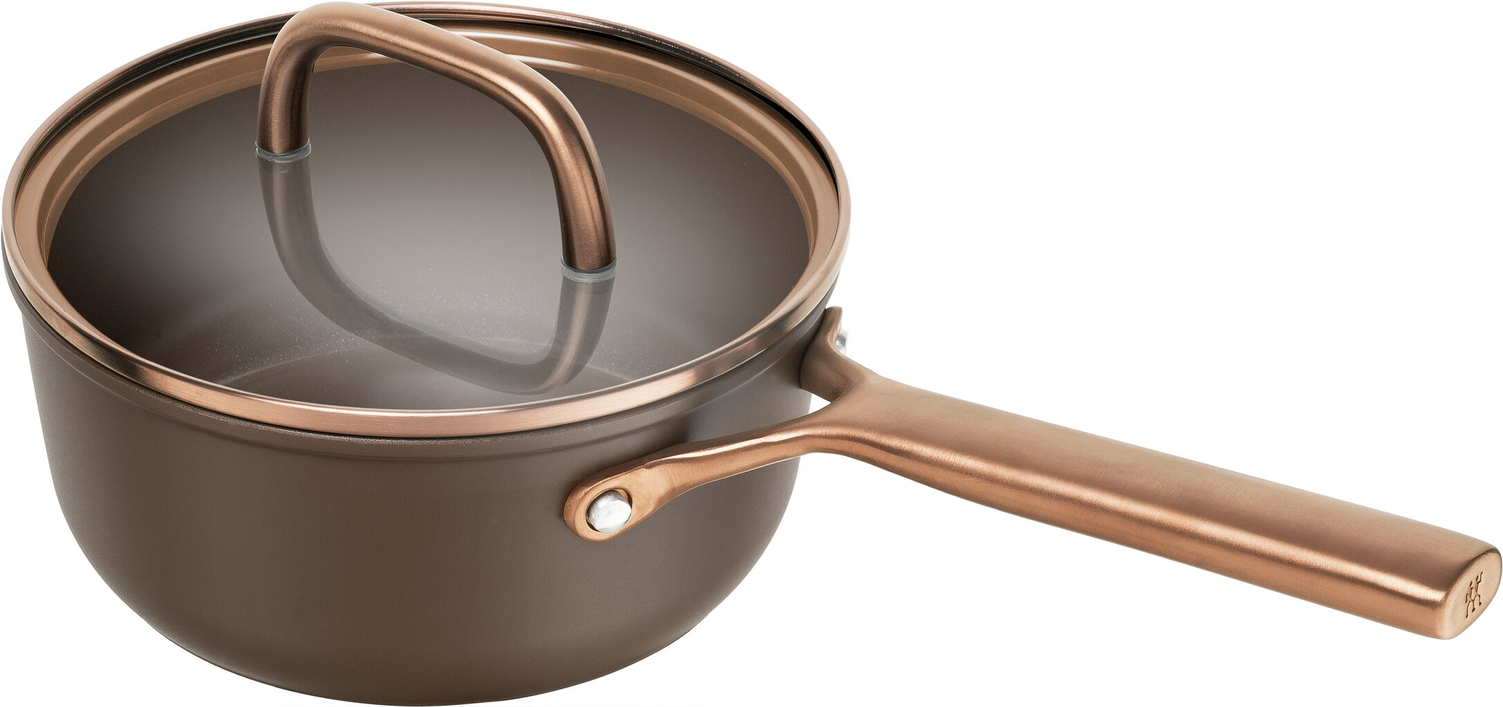 ZWILLING Milano Stieltopf mit Glasdeckel 18 cm, Braun 4009839706219 ZWILLING