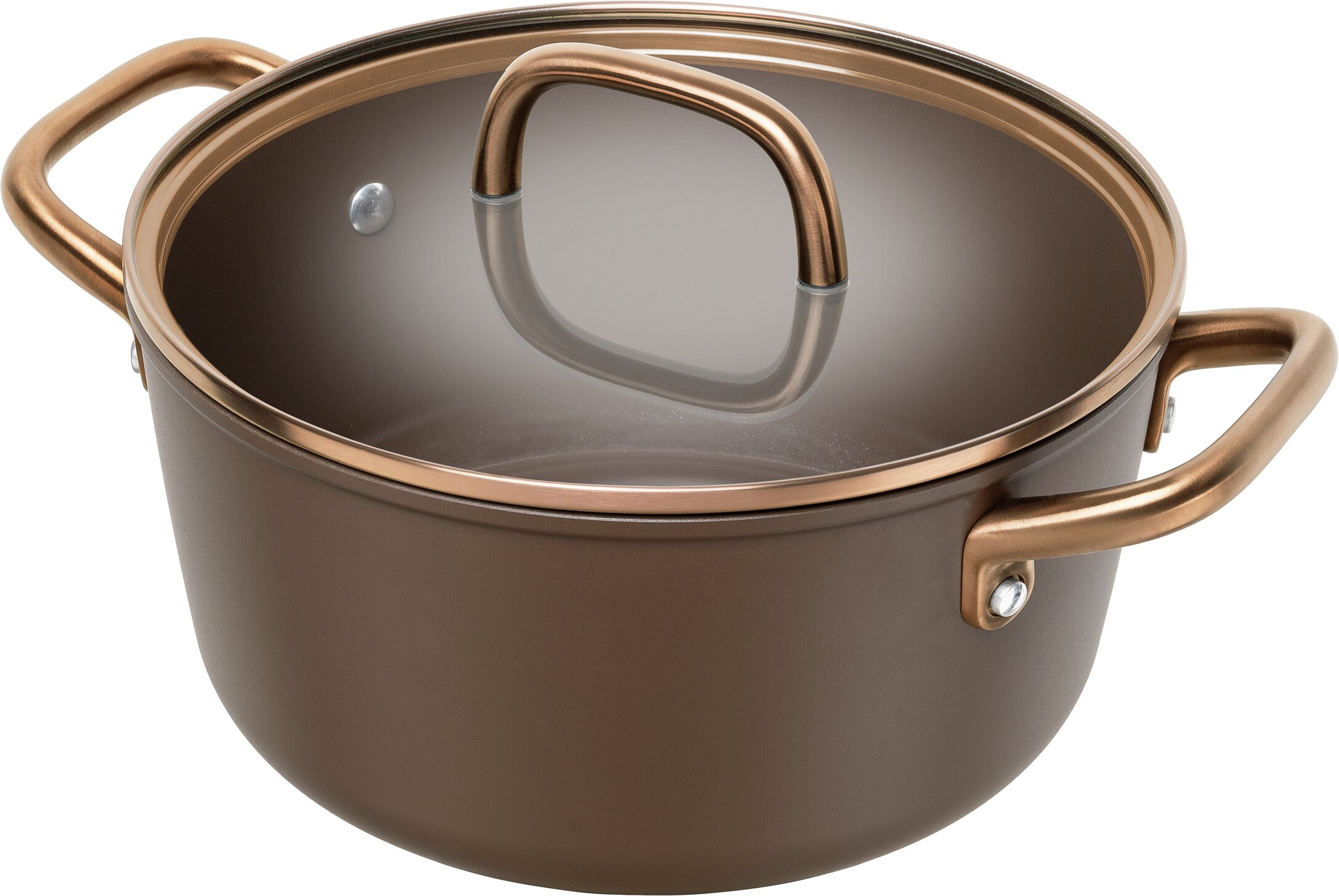 ZWILLING Milano Kochtopf mit Glasdeckel 24 cm, Braun 4009839706233 ZWILLING