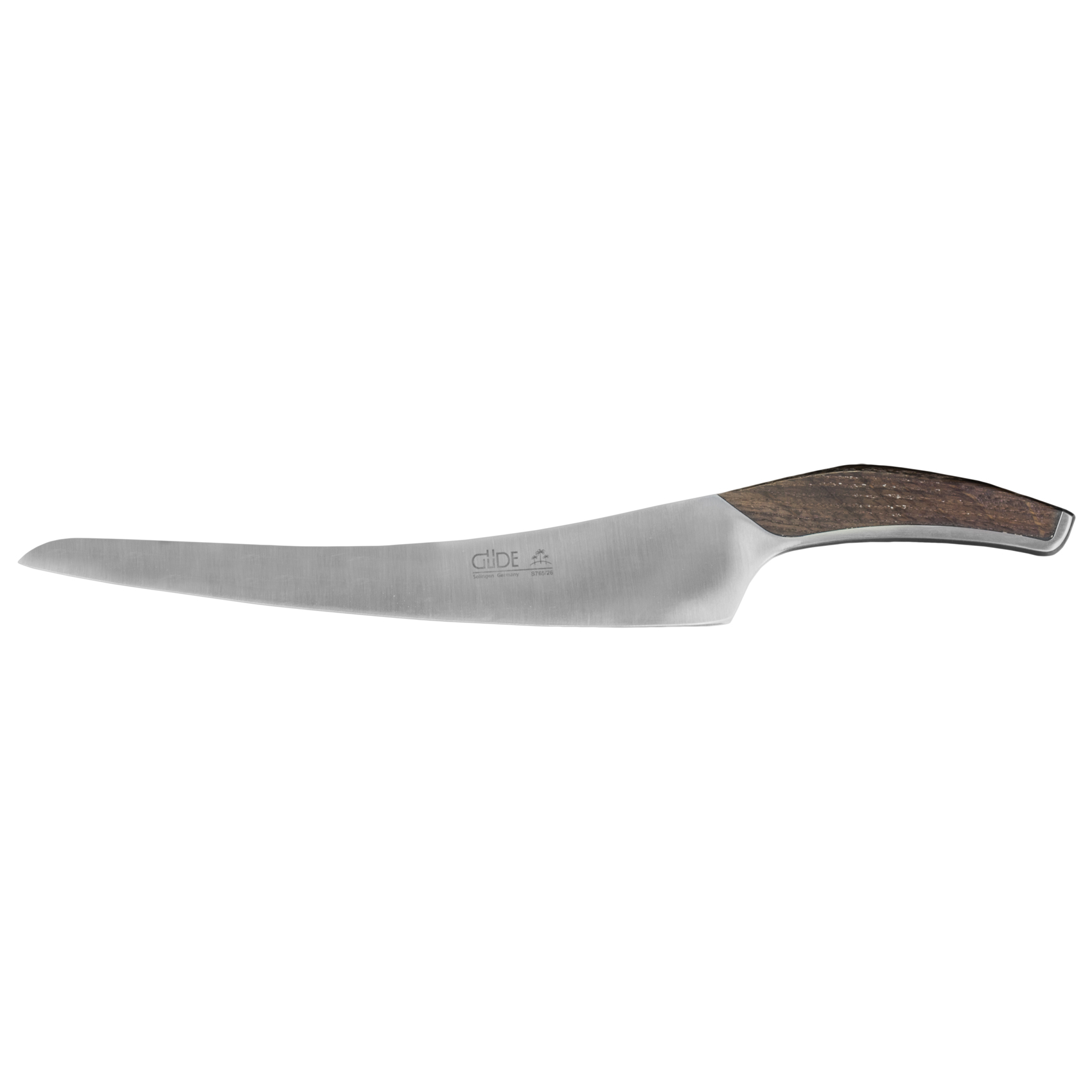 Güde Synchros Tranchiermesser 26 cm - CVM-Messerstahl - Griff Räuchereiche