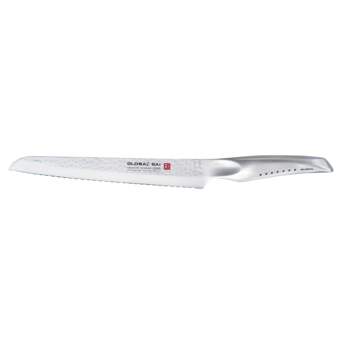 Global SAI-05 Brotmesser 23 cm - Cromova 18 Sanso Stahl