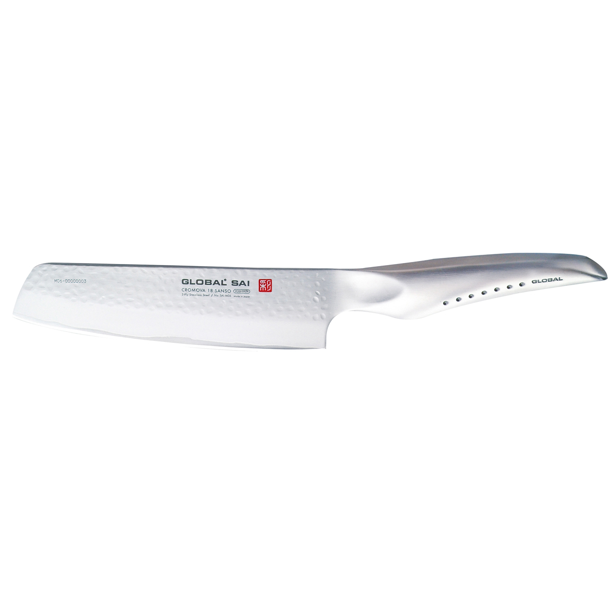 Global SAI-M06 Nakiri 15 cm - Cromova 18 Sanso Stahl
