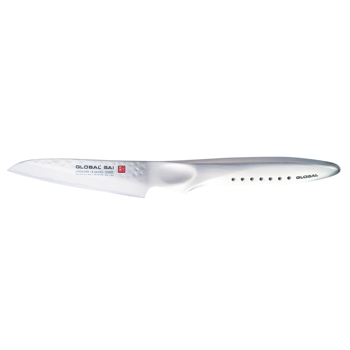 Global SAI-S03R Schälmesser 9 cm - Cromova 18 Sanso Stahl