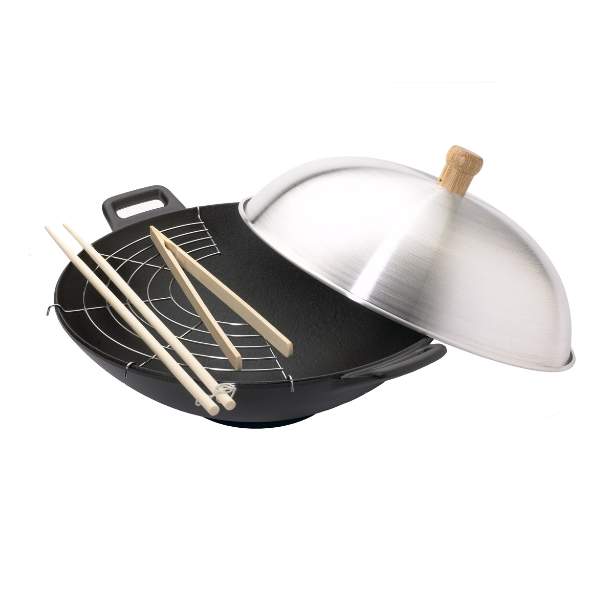 Invicta Wok 33 cm - Gusseisen