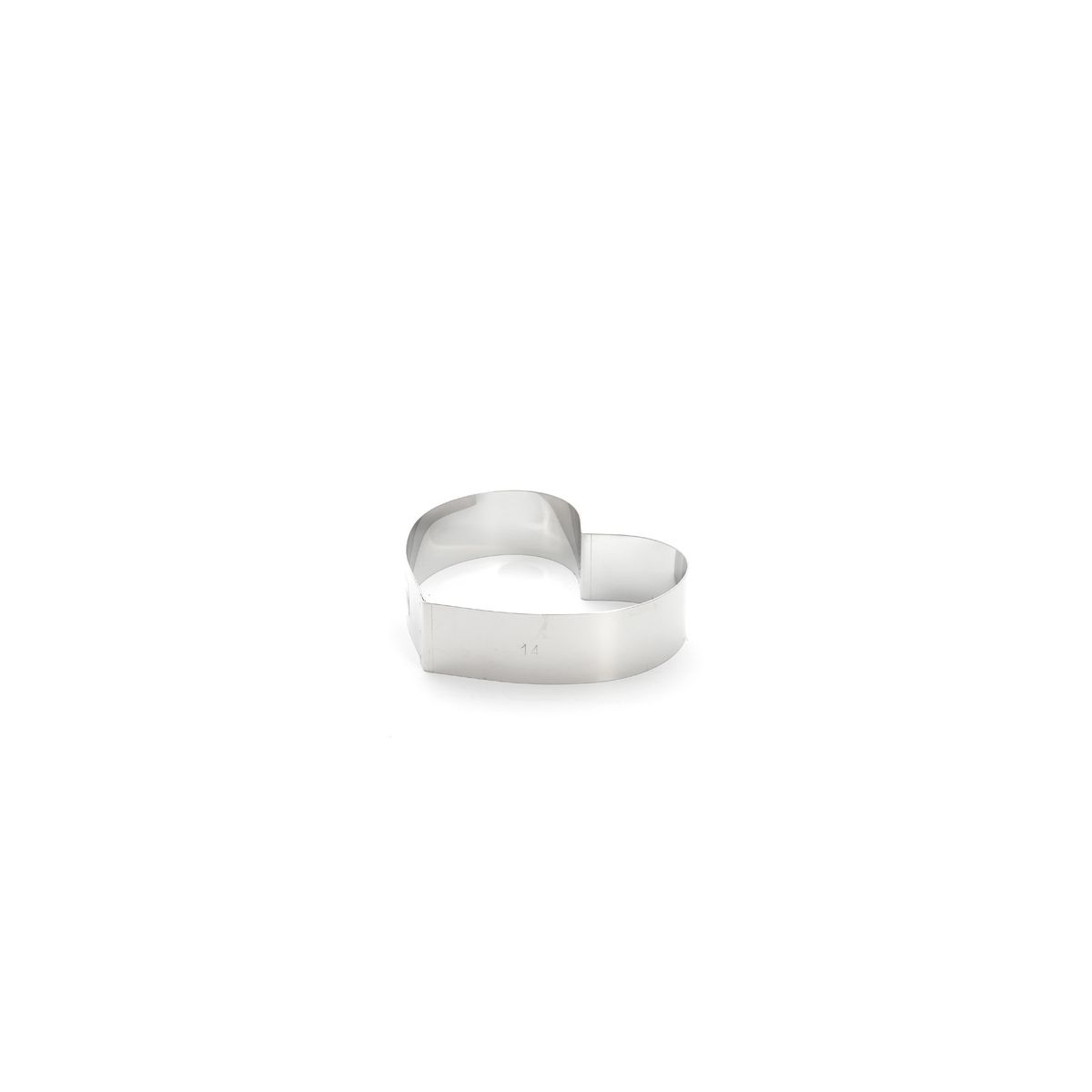 de Buyer Patisserie Backform Herz 14 cm - Edelstahl