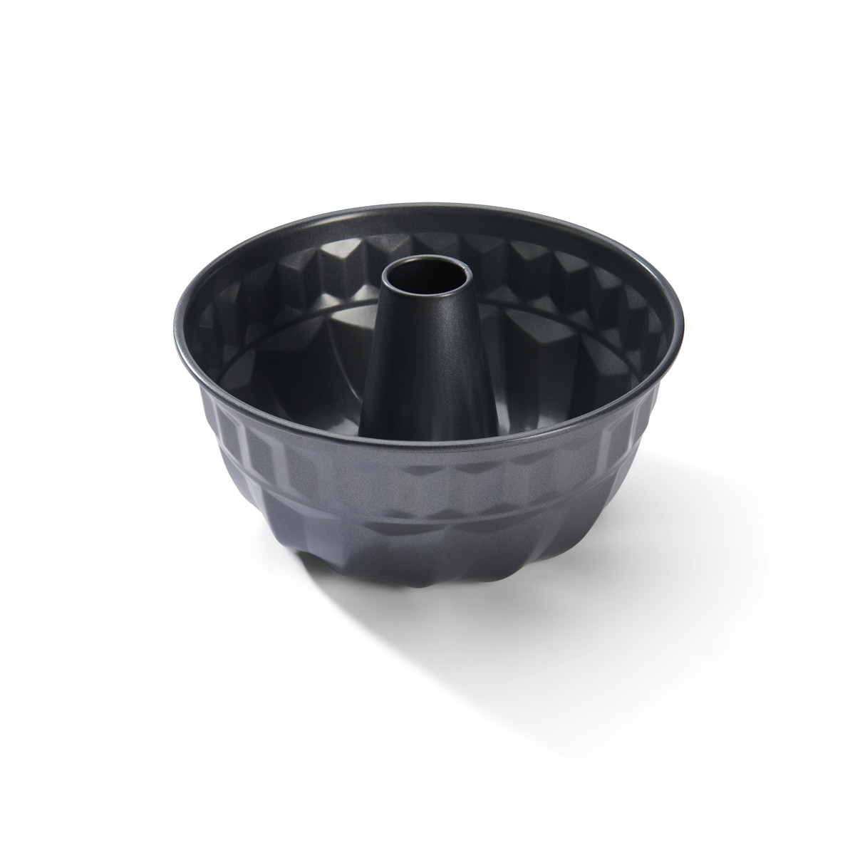 DE BUYER 470122 BUYER Gugelhupfform, Edelstahl, grau, 19.8 x 16.8 x 10.1 cm | Durchmesser 22 cm, Höhe 10 cm