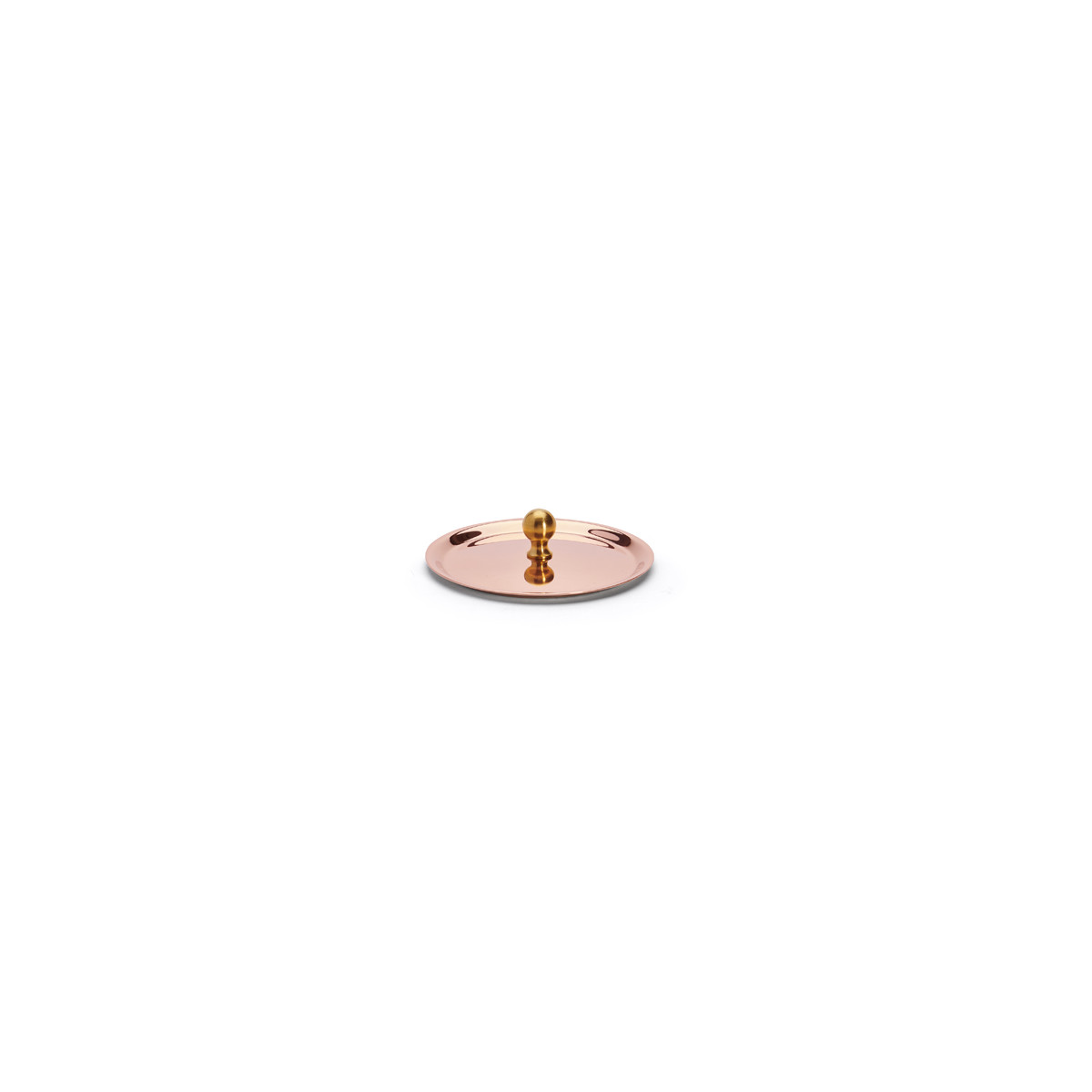 de Buyer Kupfer Deckel 10 cm mit Messinggriff