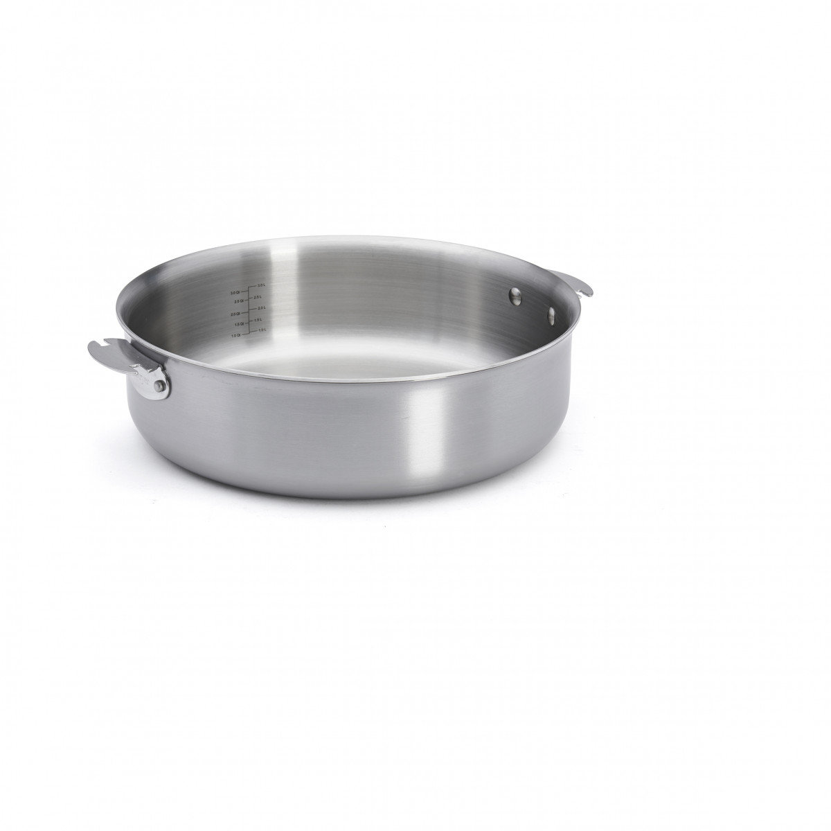 de Buyer Alchimy-Loqy Sauteuse gerade 28 cm - Edelstahl-Mehrschichtmaterial