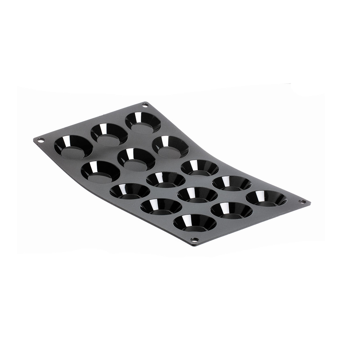 de Buyer Moulflex Silikonform für 15 Mini Tartelettes / mit Antihaft-Eigenschaften