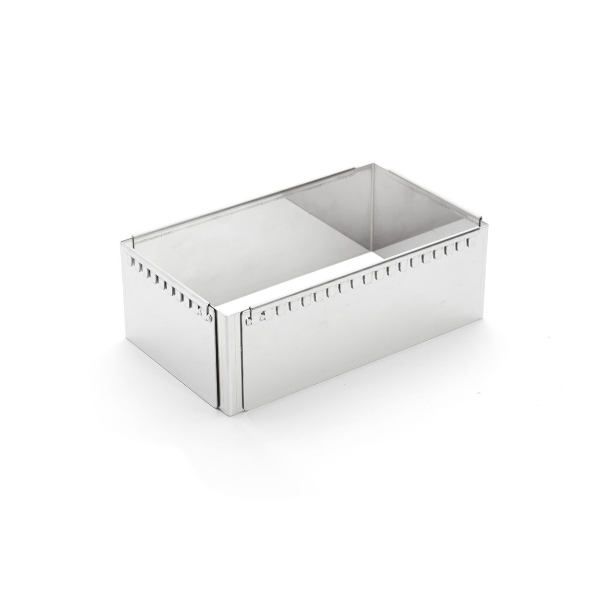 de Buyer Backrahmen rechteckig 21,5x11,5 cm / verstellbar bis 40 cm - Edelstahl