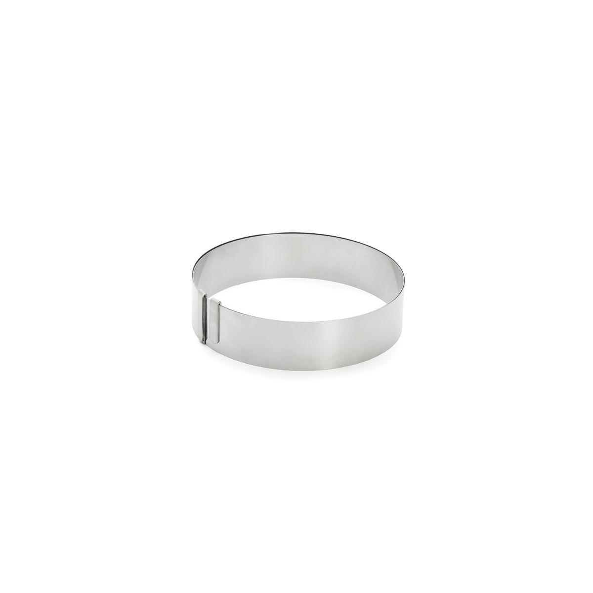 de Buyer Backrahmen rund 18 cm / 4,5 cm hoch / dehnbar bis 36 cm - Edelstahl
