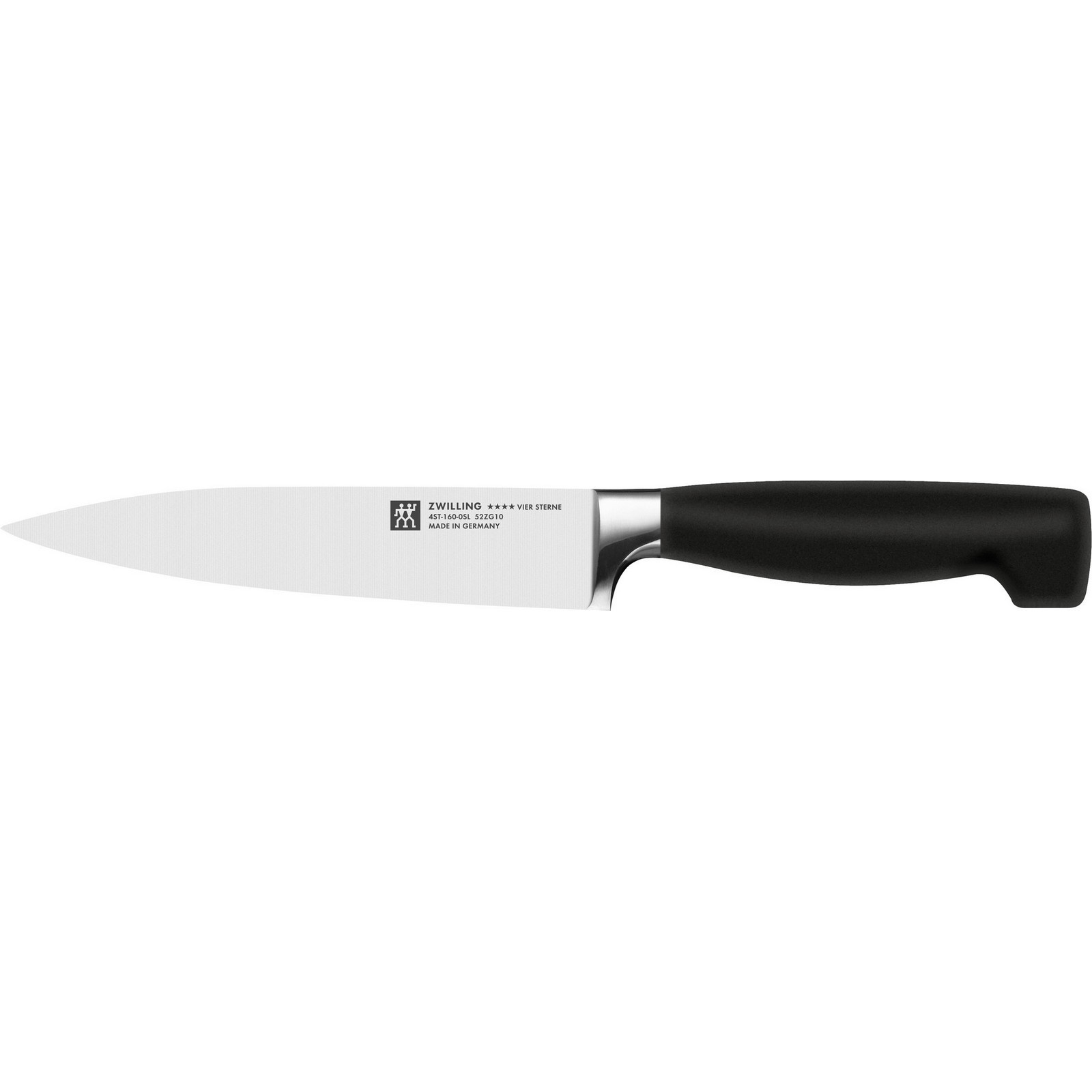 Fleischmesser **** Vier Sterne  Kunststoff  16 cm  rostfrei ergonomischer Griff extrem scharf  Kochen Küchenmesser Fleischmesser