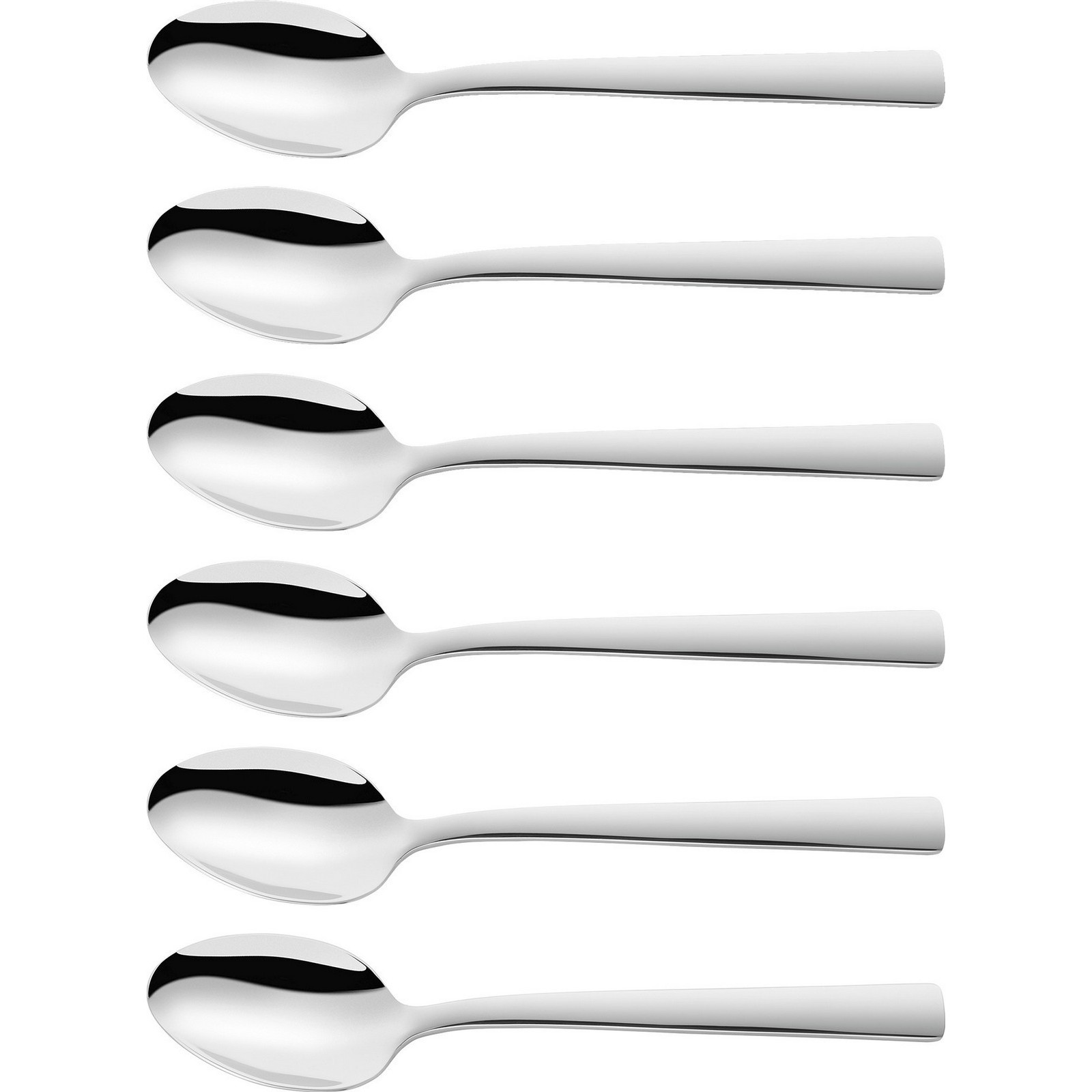 Zwilling Dinner espresso spoon set, 6-piece - stainless steel