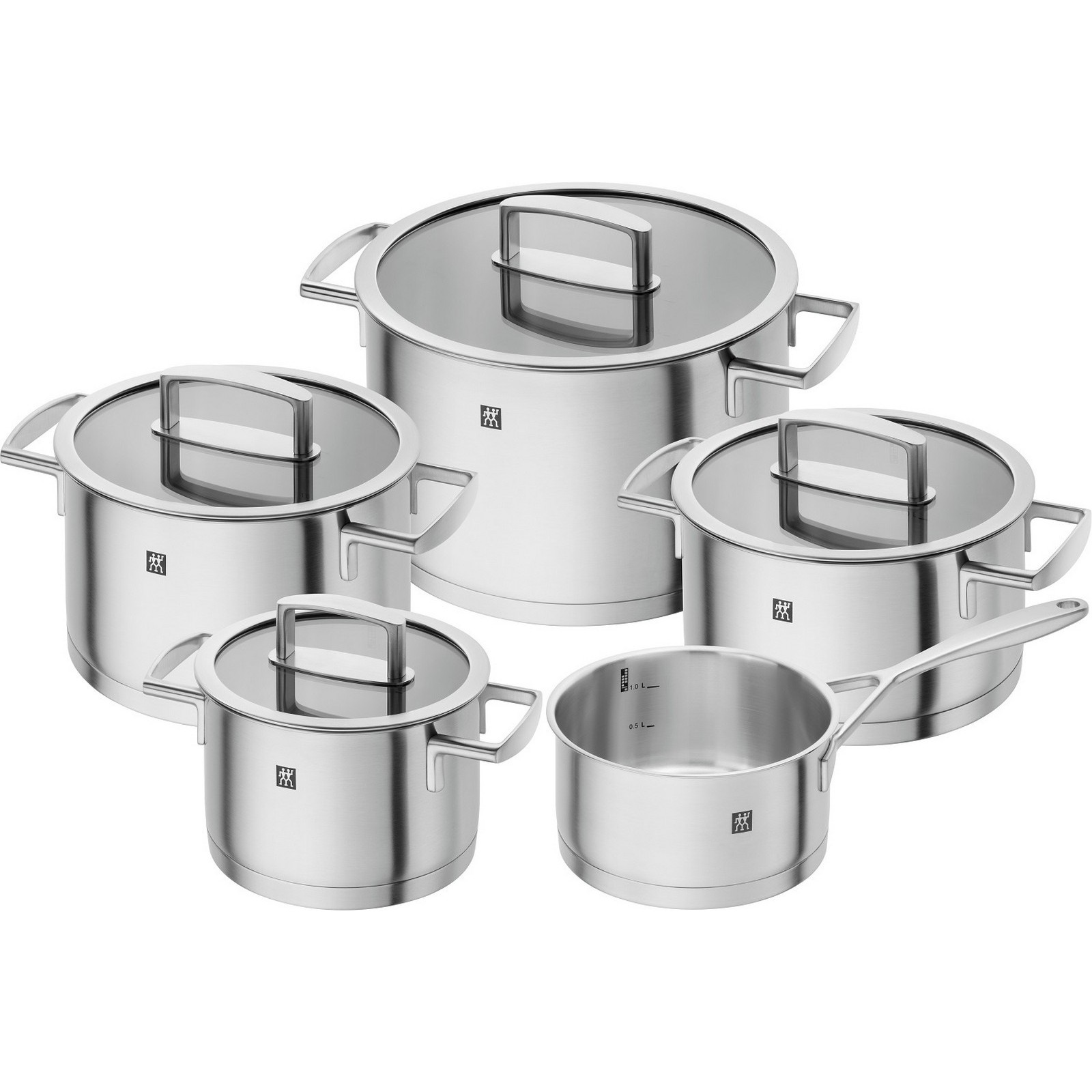 Zwilling Vitality Kochtopfset 5-tlg. 18/10 Edelstahl