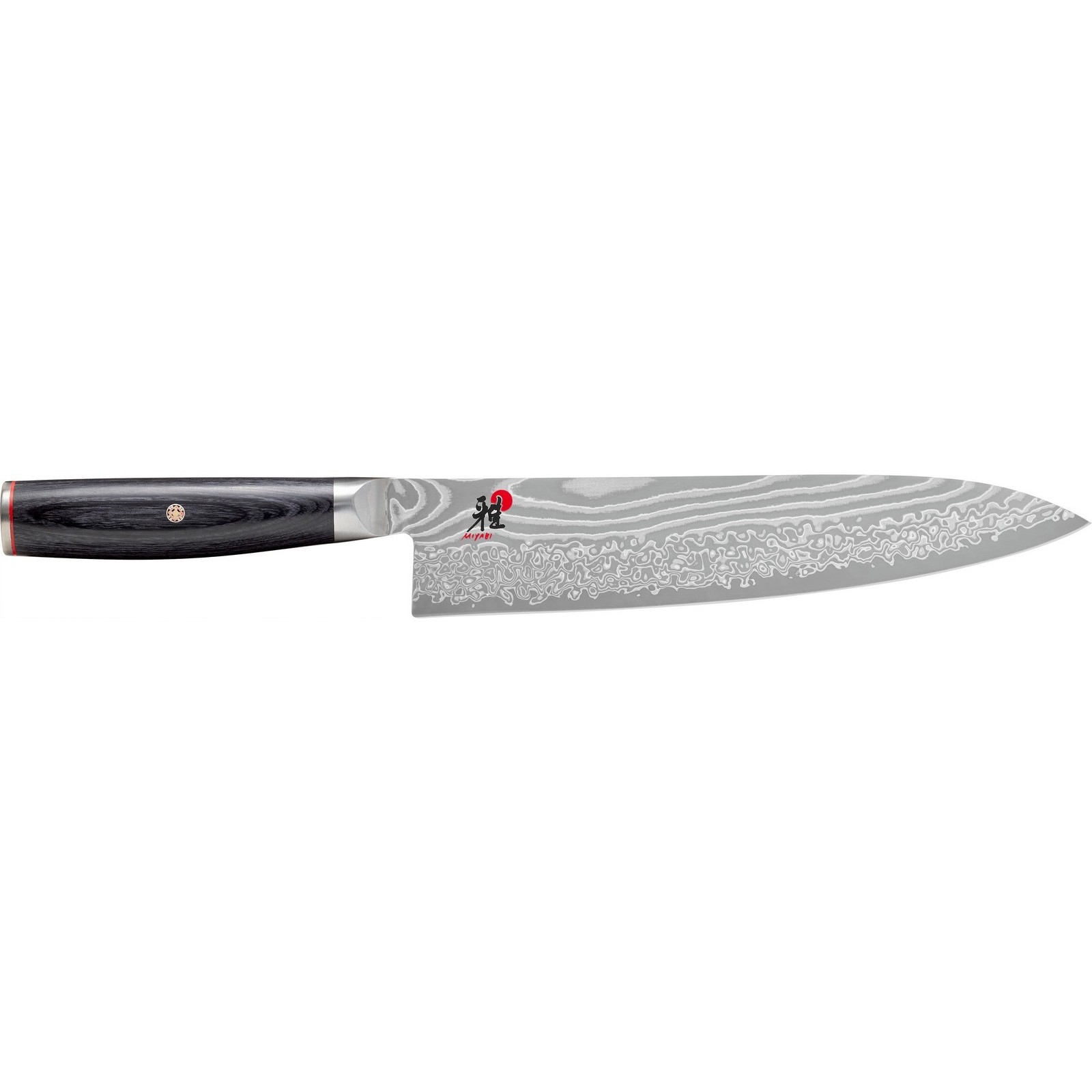 ZWILLING Kochmesser MIYABI 5000 FC-D silber, braun glatt, Klinge: 24,0 cm 4009839376924 ZWILLING