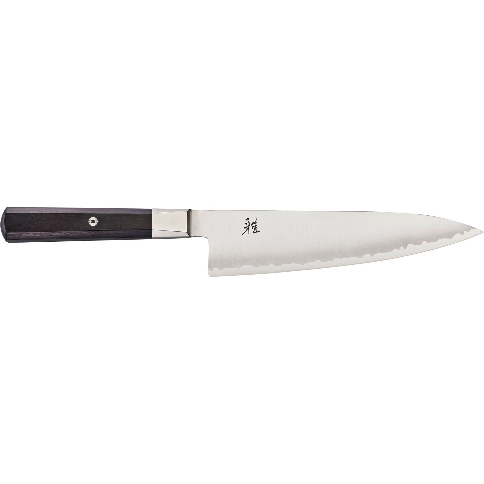 Kochmesser Miyabi 4000FC Gyutoh braun Gesamtlänge 347cm Klingenlänge 20cm Spezialklingenstahl Stahl Kochmesser Klingenlänge 20 cm FRIODUR eisgehärtete Klinge