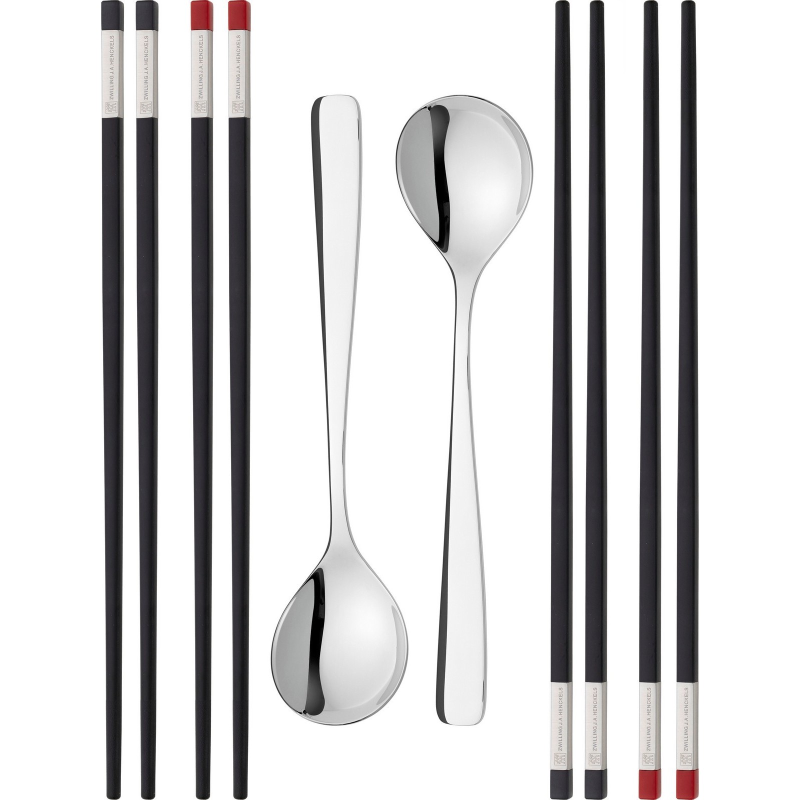 ZWILLING Essstäbchen Chopstick Set 10-tlg mattiert poliert