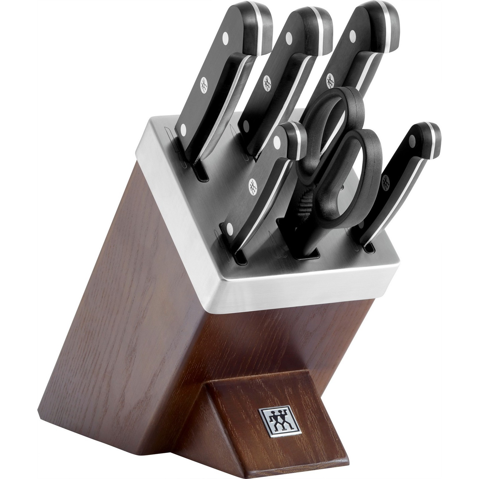Zwilling Gourmet Self-Sharpening Knife Block Brown - Wood