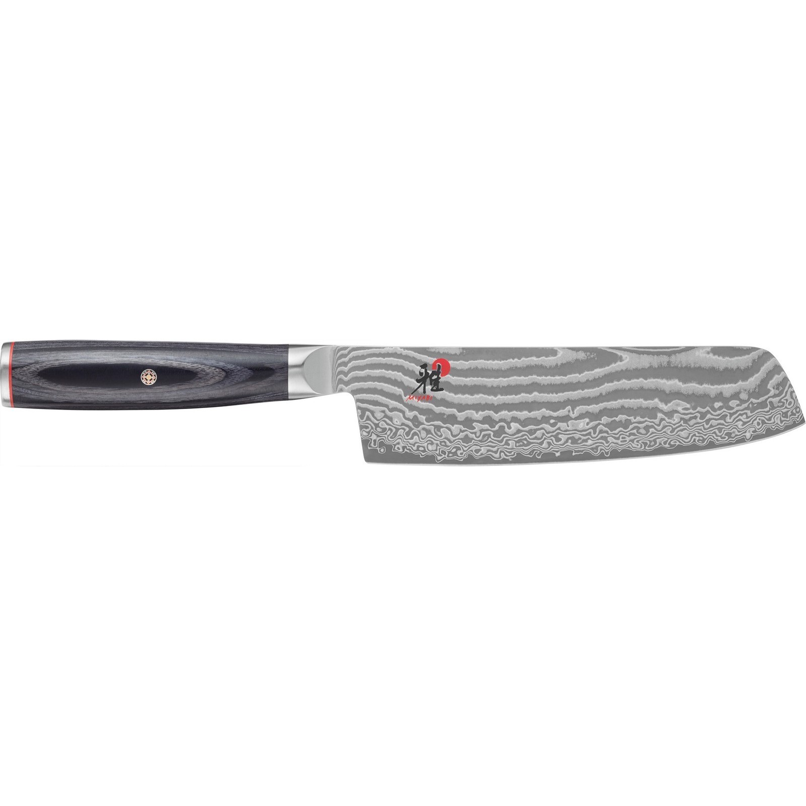 Gemüsemesser ZWILLING Miyabi 5000FCD Nakiri Kochmesser Gr Gesamtlänge 325 cm Klingenlänge 17 cm schwarz Küchenmesser Klingenlänge 17 cm FRIODUR eisgehärtete Klinge