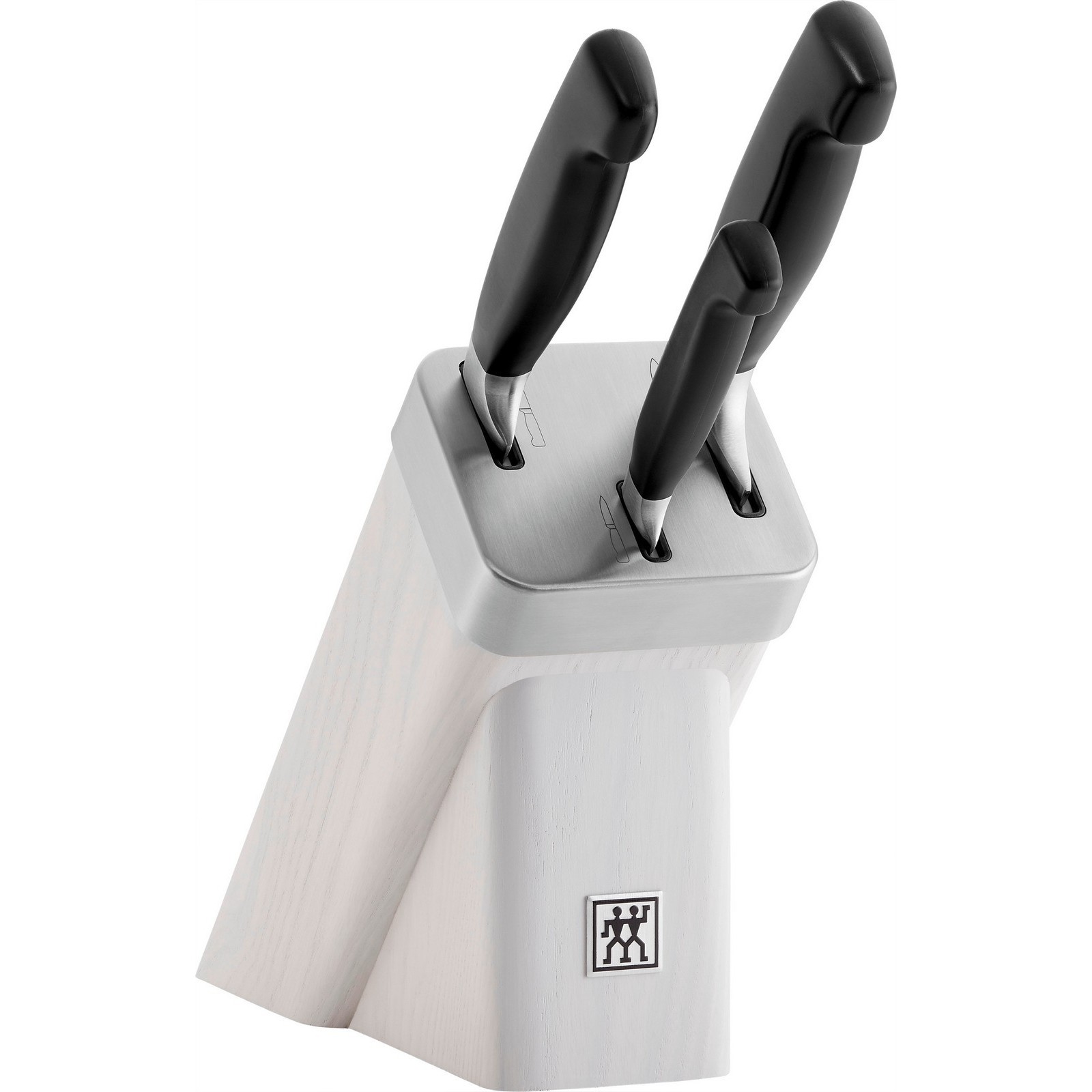 Zwilling ****VIER STERNE knife block set 4-piece KIS technology