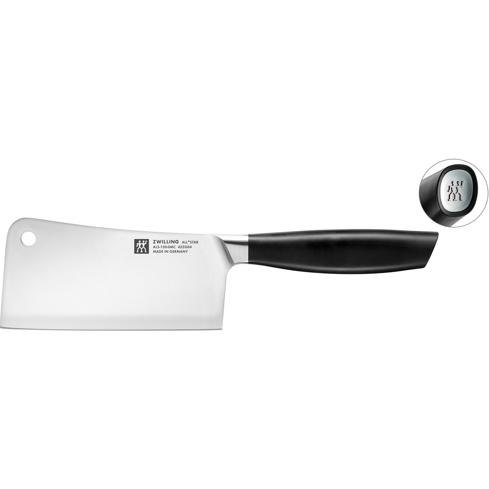 ZWILLING All * Star Hackmesser 15 cm Silber