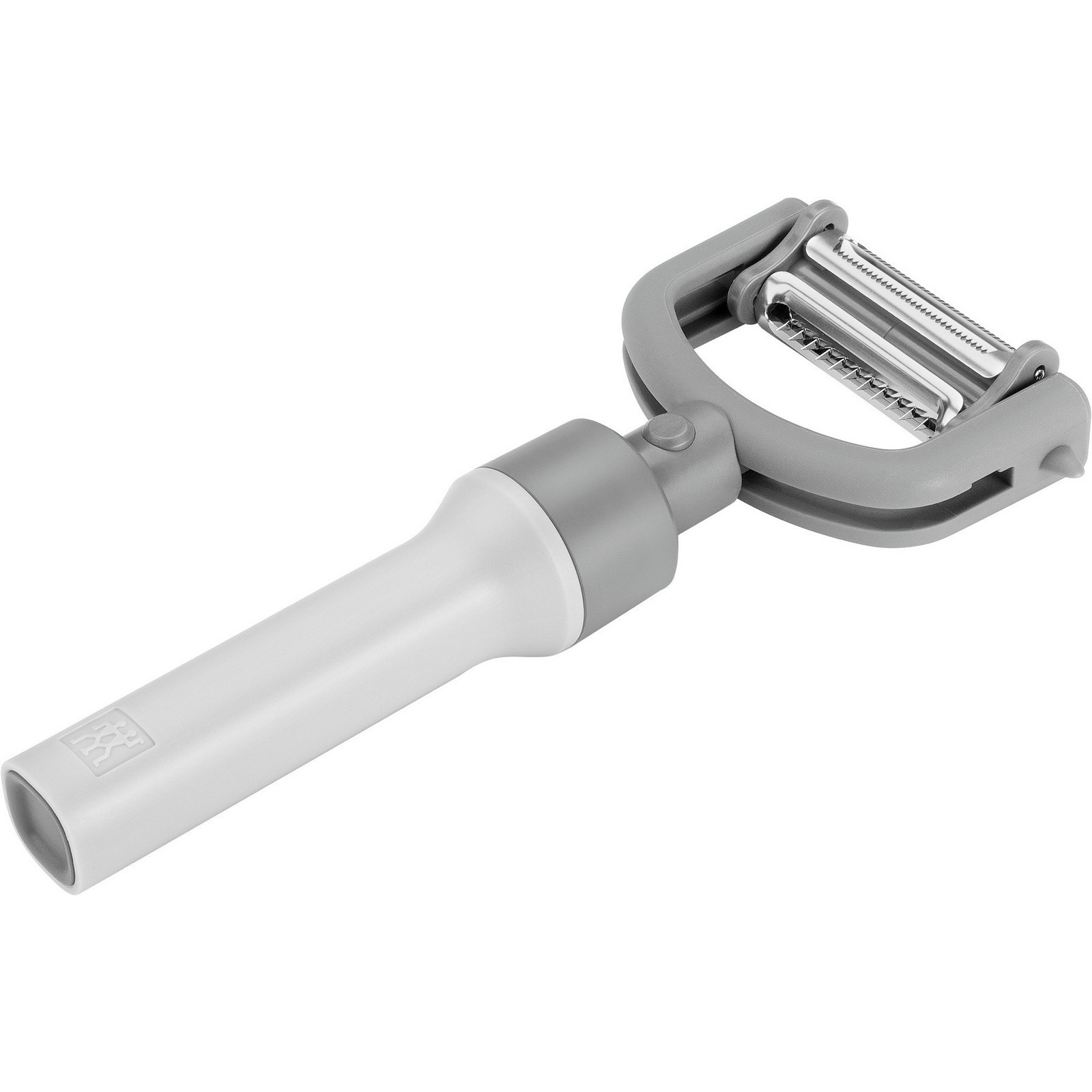 Sparschäler ZWILLING Z-Cut grau B88cm H31cm L186cm Kunststoff Edelstahl Küchenschneider 5-in-1 Lang- und Querschäler in einem für Links- und Rechtshänder