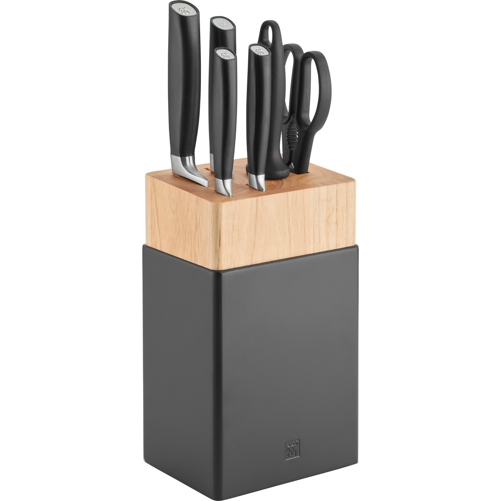 ZWILLING All * Star 7-tlg Messerblockset Silber Schwarz