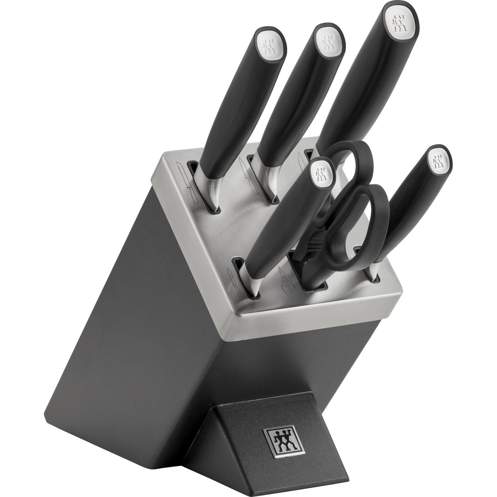 ZWILLING All * Star Messerblockset mit KiS Technologie 7-tlg Anthrazit