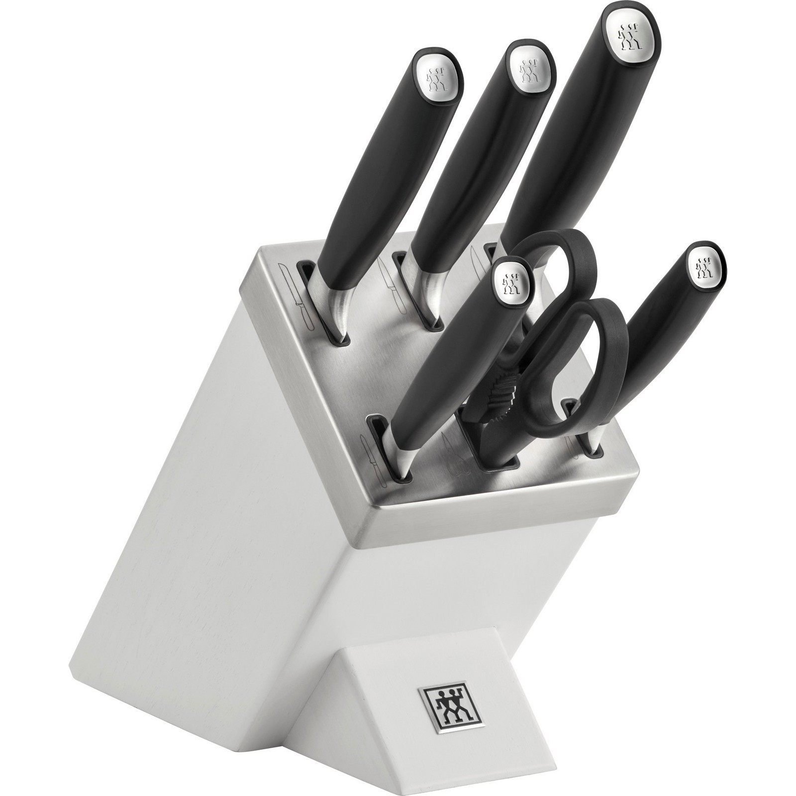 ZWILLING All * Star Messerblockset mit KiS Technologie 7-tlg Weiß