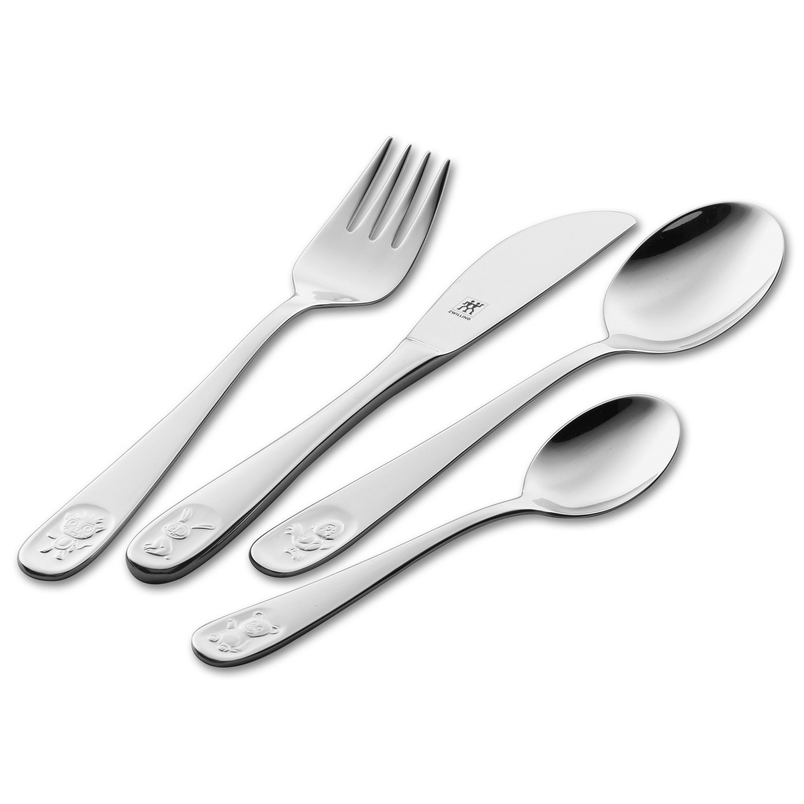 Zwilling Bino 4-piece children's cutlery set - stainless steel